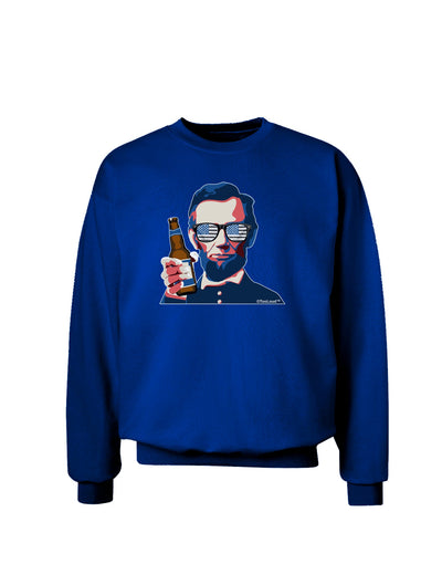 Abraham Drinkoln Adult Dark Sweatshirt-Sweatshirt-TooLoud-Deep-Royal-Blue-Small-Davson Sales