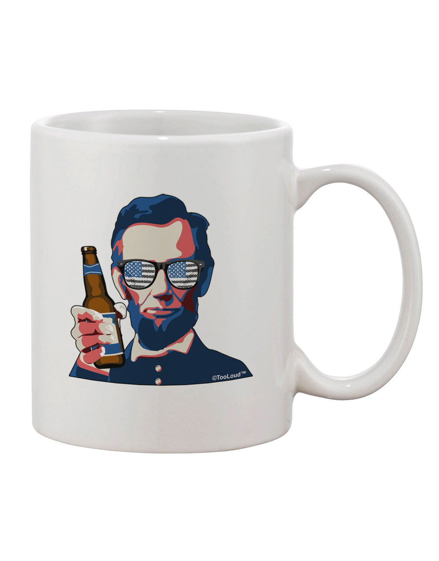 Abraham Drinkoln Customized 11 oz Coffee Mug - Expertly Crafted Drinkware-11 OZ Coffee Mug-TooLoud-White-Davson Sales