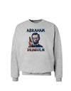 Abraham Drinkoln with Text Sweatshirt-Sweatshirt-TooLoud-AshGray-Small-Davson Sales