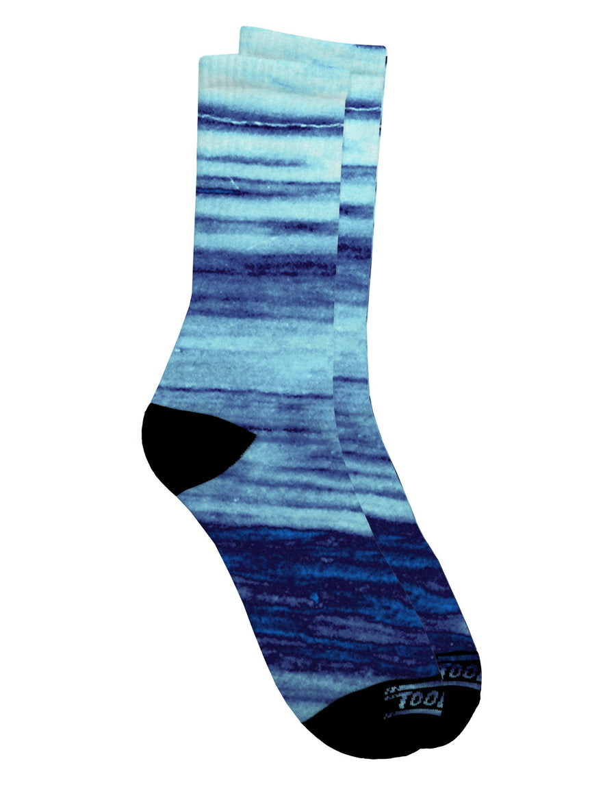 Abstract Adult Crew Socks All Over Print - A Captivating Nautical Collection for the Fashion-forward Shopper - TooLoud