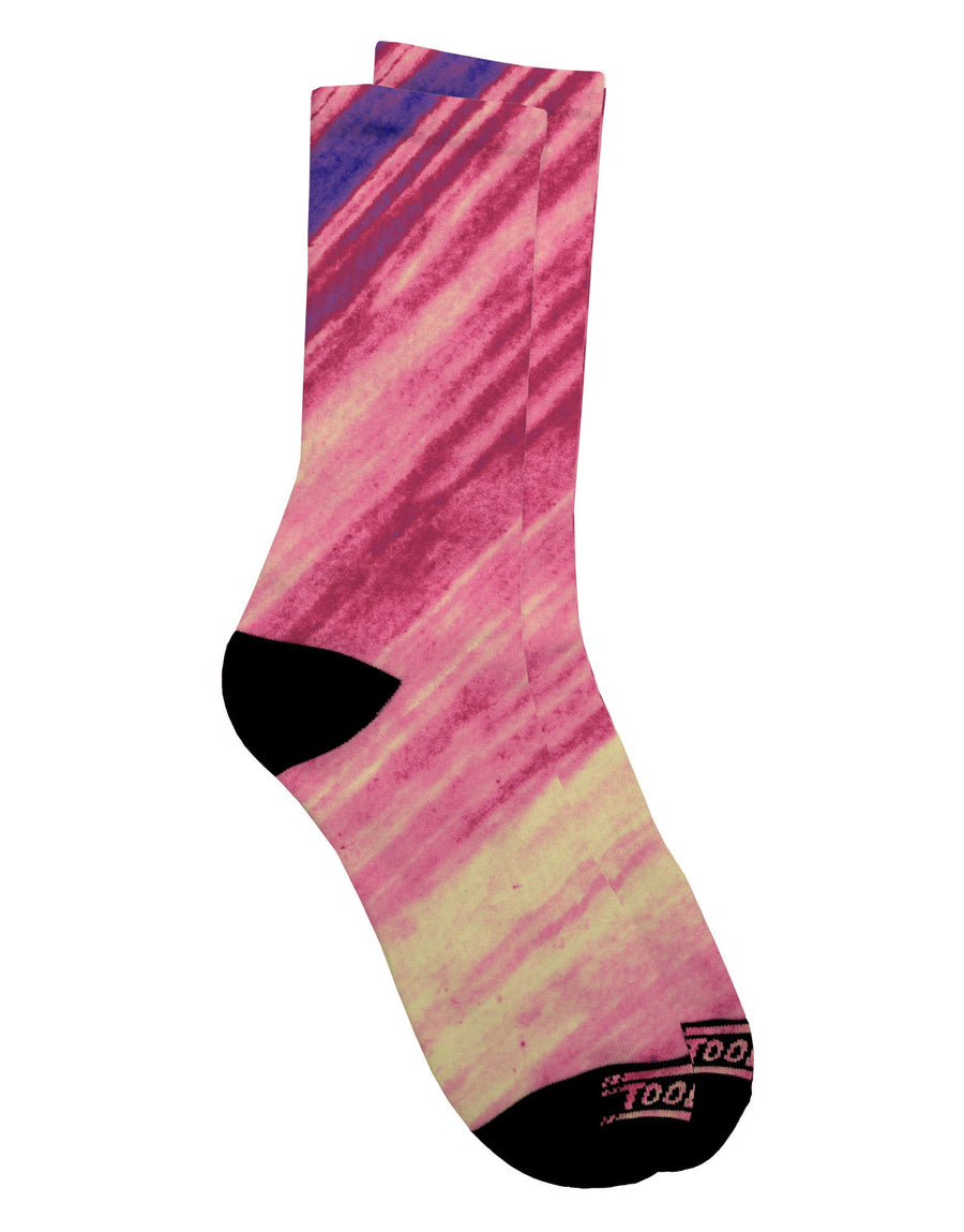 Abstract Adult Crew Socks with Venus Storm Print - TooLoud-Socks-TooLoud-White-Ladies-4-6-Davson Sales