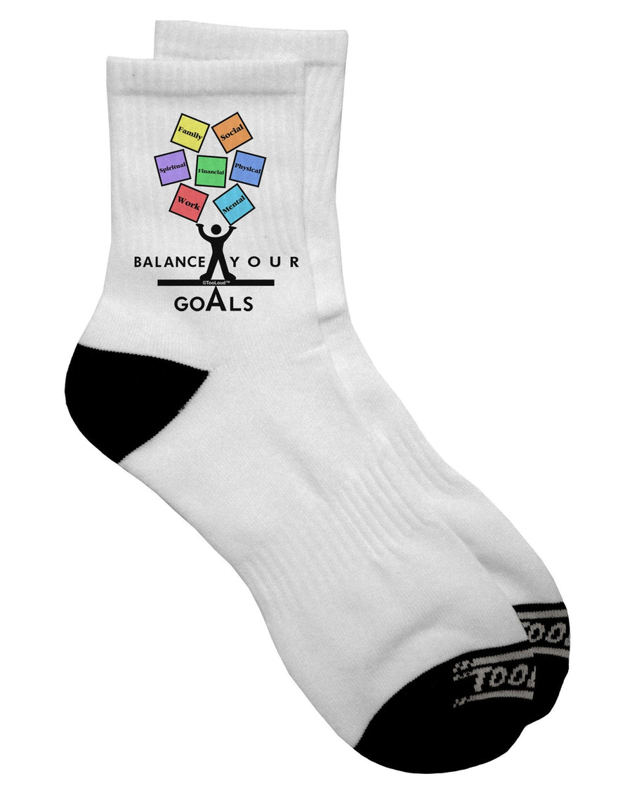 Achieve Optimal Balance with Adult Short Socks - TooLoud-Socks-TooLoud-White-Mens-9-13-Davson Sales