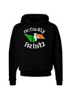 Actually Irish Dark Hoodie Sweatshirt-Hoodie-TooLoud-Black-Small-Davson Sales