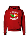 Actually Irish Dark Hoodie Sweatshirt-Hoodie-TooLoud-Red-Small-Davson Sales