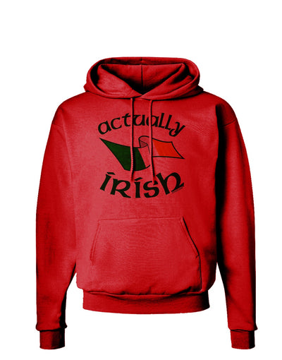 Actually Irish Hoodie Sweatshirt-Hoodie-TooLoud-Red-Small-Davson Sales