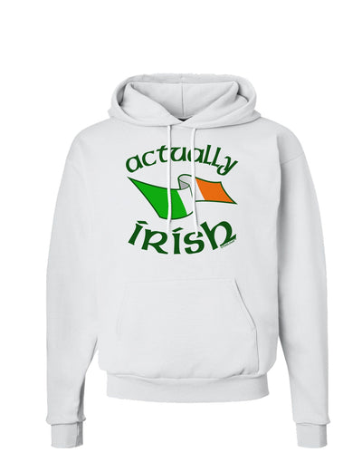 Actually Irish Hoodie Sweatshirt-Hoodie-TooLoud-White-Small-Davson Sales