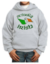 Actually Irish Youth Hoodie Pullover Sweatshirt-Youth Hoodie-TooLoud-Ash-XS-Davson Sales
