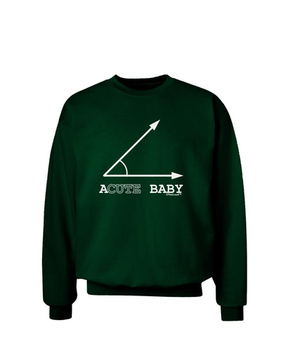 Acute Baby Adult Dark Sweatshirt-Sweatshirts-TooLoud-Deep-Forest-Green-Small-Davson Sales