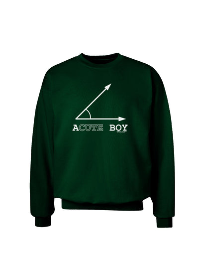 Acute Boy Adult Dark Sweatshirt-Sweatshirts-TooLoud-Deep-Forest-Green-Small-Davson Sales