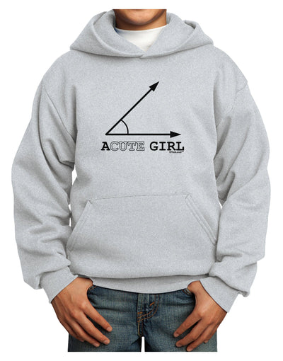 Acute Girl Youth Hoodie Pullover Sweatshirt-Youth Hoodie-TooLoud-Ash-XS-Davson Sales