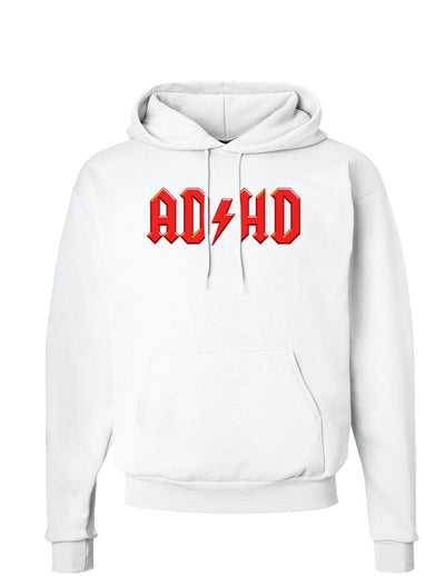 ADHD Lightning Bolt Rockstar Hoodie Sweatshirt-Hoodie-TooLoud-White-Small-Davson Sales