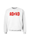 ADHD Lightning Bolt Rockstar Sweatshirt-Sweatshirts-TooLoud-White-Small-Davson Sales