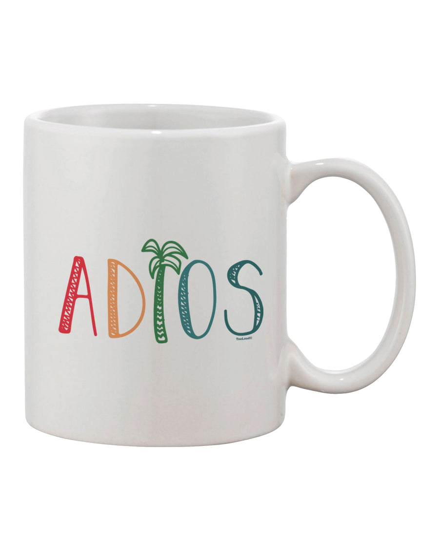 Adios Printed 11 oz Coffee Mug - A Refined Drinkware Essential-11 OZ Coffee Mug-TooLoud-Davson Sales
