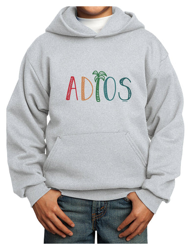 Adios Youth Hoodie Pullover Sweatshirt-Youth Hoodie-TooLoud-Ash-XS-Davson Sales