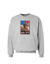 Adopt Cute Kitty Cat Adoption Sweatshirt-Sweatshirts-TooLoud-AshGray-Small-Davson Sales