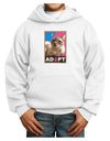 Adopt Cute Kitty Cat Adoption Youth Hoodie Pullover Sweatshirt-Youth Hoodie-TooLoud-White-XS-Davson Sales