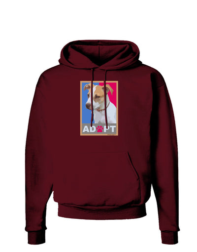 Adopt Cute Puppy Cat Adoption Dark Hoodie Sweatshirt-Hoodie-TooLoud-Maroon-Small-Davson Sales