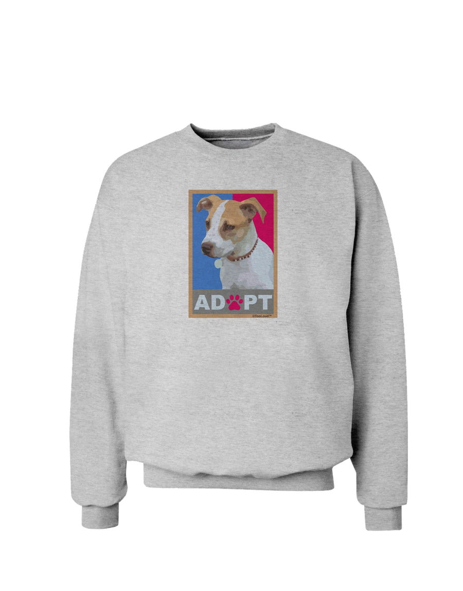 Adopt Cute Puppy Cat Adoption Sweatshirt-Sweatshirts-TooLoud-White-Small-Davson Sales