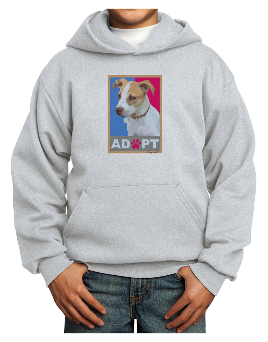 Adopt Cute Puppy Cat Adoption Youth Hoodie Pullover Sweatshirt-Youth Hoodie-TooLoud-White-XS-Davson Sales