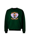 Adopt Don't Shop Cute Kitty Adult Dark Sweatshirt-Sweatshirts-TooLoud-Deep-Forest-Green-Small-Davson Sales