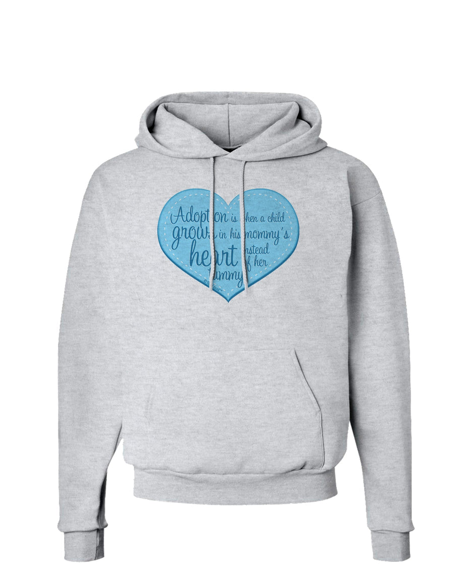 Adoption is When - Mom and Son Quote Hoodie Sweatshirt by TooLoud-Hoodie-TooLoud-White-Small-Davson Sales