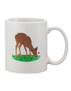 Adorable Baby Buck Design 11 oz Coffee Mug - Perfect for Sipping in Style TooLoud-11 OZ Coffee Mug-TooLoud-White-Davson Sales