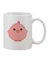 Adorable Chick Design - Vibrant Red 11 oz Coffee Mug by TooLoud-11 OZ Coffee Mug-TooLoud-White-Davson Sales