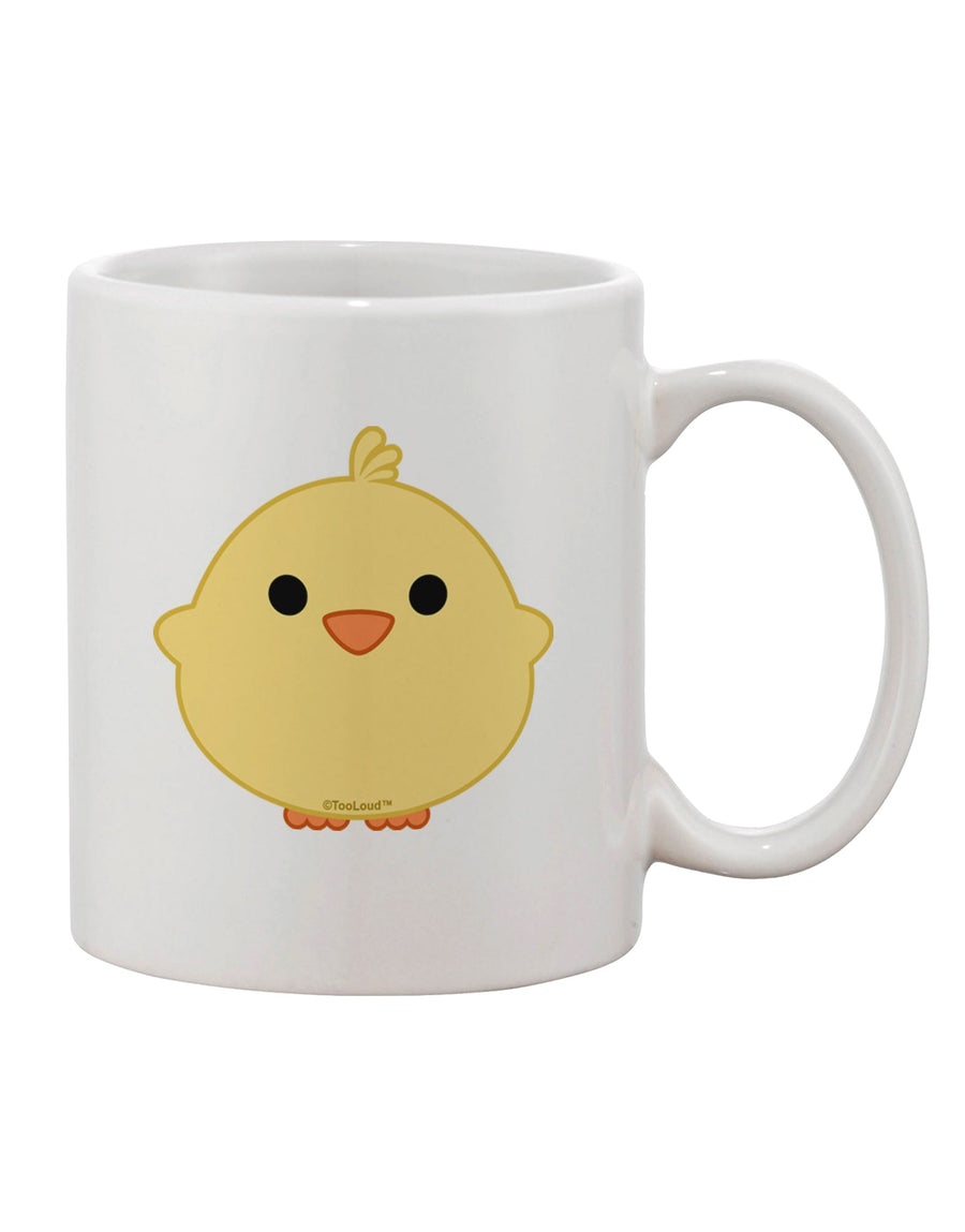 Adorable Chick Design - Vibrant Yellow 11 oz Coffee Mug by TooLoud-11 OZ Coffee Mug-TooLoud-White-Davson Sales