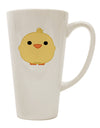 Adorable Chick Design - Vibrant Yellow 16 Ounce Conical Latte Coffee Mug by TooLoud-Conical Latte Mug-TooLoud-White-Davson Sales