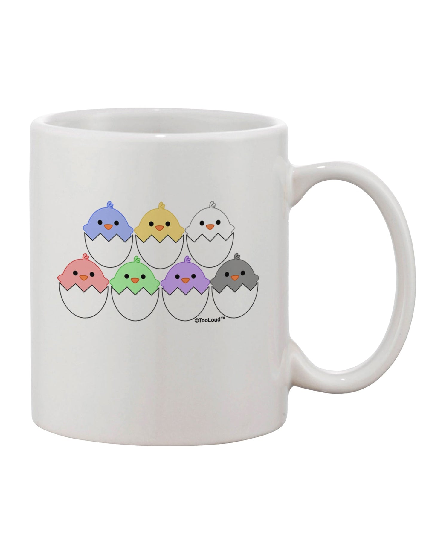 Adorable Hatching Chicks Ensemble Printed 11 oz Coffee Mug - TooLoud-11 OZ Coffee Mug-TooLoud-White-Davson Sales