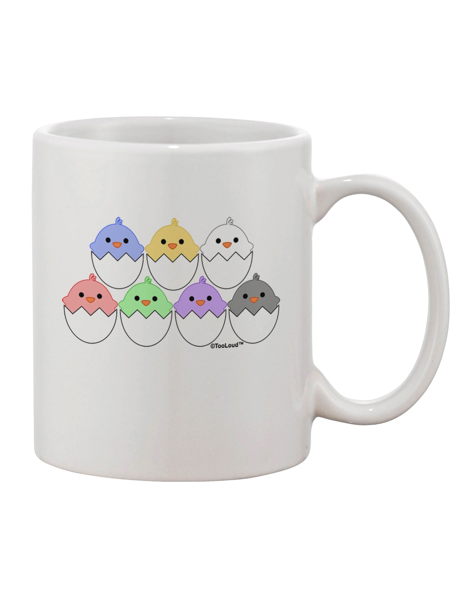 Adorable Hatching Chicks Ensemble Printed 11 oz Coffee Mug - TooLoud-11 OZ Coffee Mug-TooLoud-White-Davson Sales