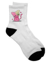 Adorable Kitten-themed Short Socks for Adults - TooLoud-Socks-TooLoud-White-Ladies-4-6-Davson Sales