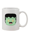 Adorable Pixel Monster Design on an 11 oz Coffee Mug - TooLoud-11 OZ Coffee Mug-TooLoud-White-Davson Sales