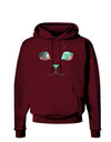 Adorable Space Cat Dark Hoodie Sweatshirt by-Hoodie-TooLoud-Maroon-Small-Davson Sales