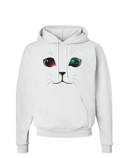 Adorable Space Cat Hoodie Sweatshirt by-Hoodie-TooLoud-White-Small-Davson Sales