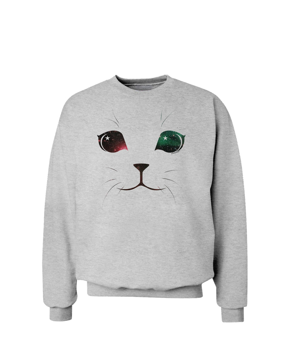 Adorable Space Cat Sweatshirt by-Sweatshirts-TooLoud-White-Small-Davson Sales