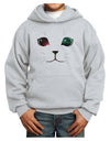 Adorable Space Cat Youth Hoodie Pullover Sweatshirt by-Youth Hoodie-TooLoud-Ash-XS-Davson Sales