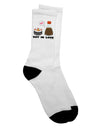 Adorable Sushi and Soy Sauce - Soy In Love Adult Crew Socks - by TooLoud-Socks-TooLoud-White-Ladies-4-6-Davson Sales