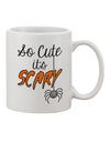 Adorably Frightening Printed 11 oz Coffee Mug - Expertly Crafted by TooLoud-11 OZ Coffee Mug-TooLoud-White-Davson Sales