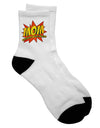 Adult Short Socks for the Multitasking Mom - TooLoud-Socks-TooLoud-White-Ladies-4-6-Davson Sales