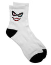 Adult Short Socks - Lil Monster Mask - TooLoud-Socks-TooLoud-White-Ladies-4-6-Davson Sales