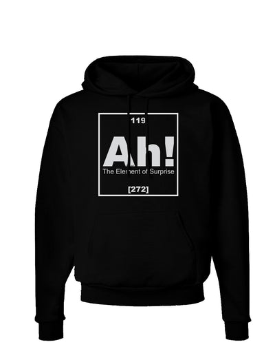 Ah the Element of Surprise Funny Science Dark Hoodie Sweatshirt by TooLoud-Hoodie-TooLoud-Black-Small-Davson Sales