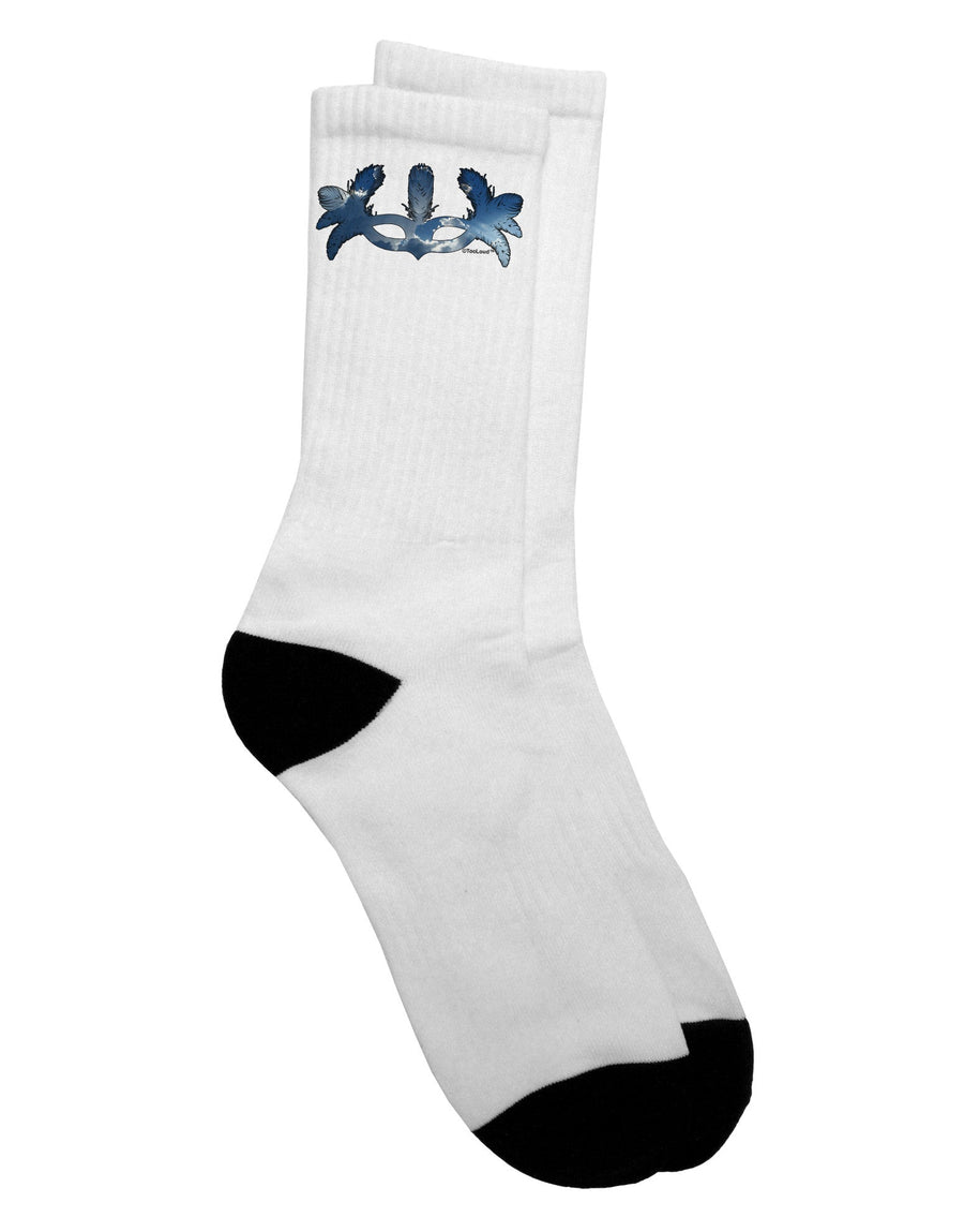 Air Masquerade Mask Adult Crew Socks - Perfect Addition to Your Wardrobe - by TooLoud-Socks-TooLoud-White-Ladies-4-6-Davson Sales