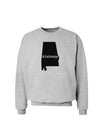 Alabama - United States Shape Sweatshirt by TooLoud-Sweatshirts-TooLoud-AshGray-Small-Davson Sales