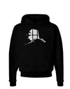 Alaska - United States Shape Dark Hoodie Sweatshirt by TooLoud-Hoodie-TooLoud-Black-Small-Davson Sales