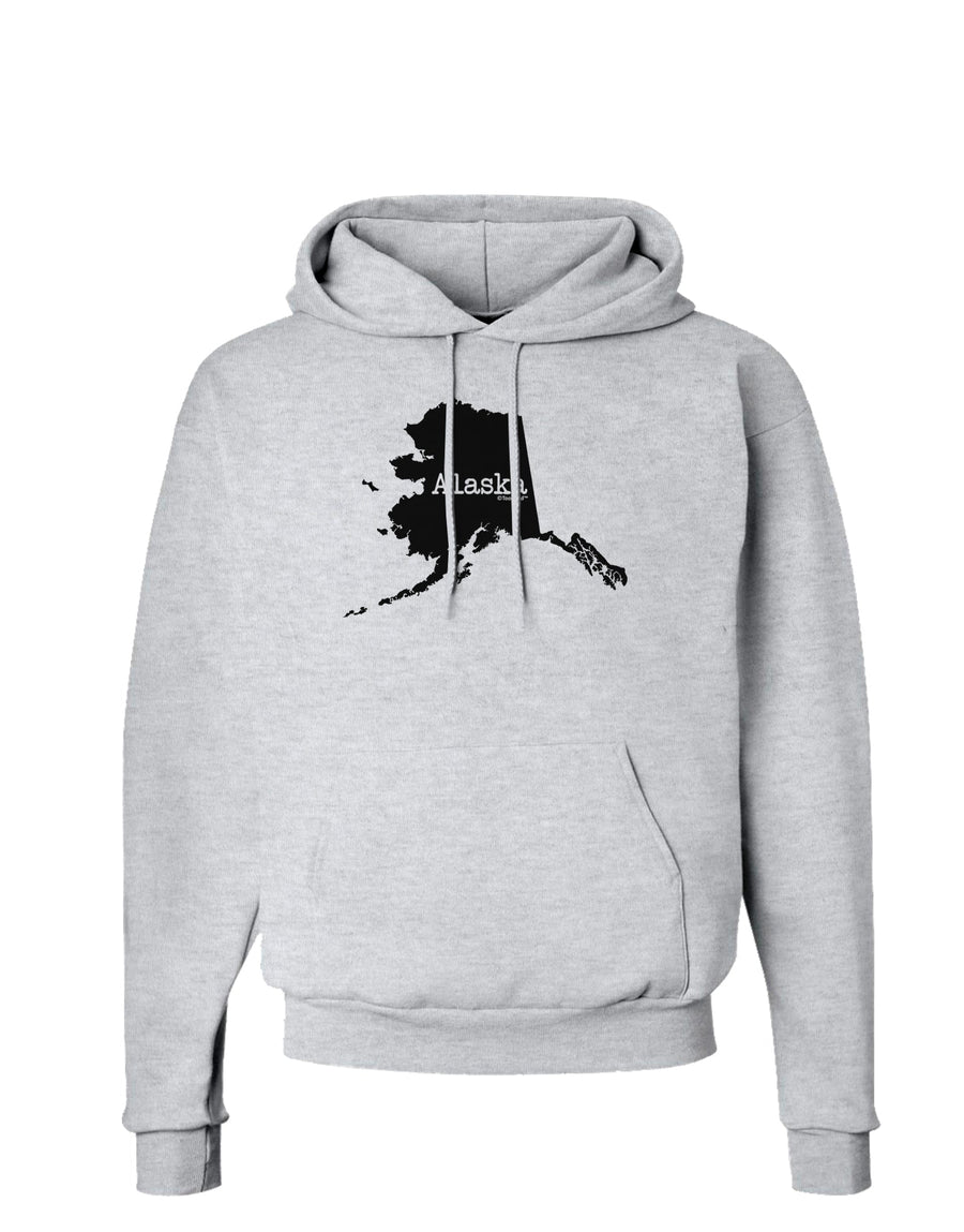 Alaska - United States Shape Hoodie Sweatshirt by TooLoud-Hoodie-TooLoud-White-Small-Davson Sales