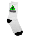 Alcohol Infused Adult Crew Socks - A Bold Statement of Style by TooLoud-Socks-TooLoud-White-Ladies-4-6-Davson Sales