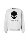 Alien They Are Here Sweatshirt-Sweatshirts-TooLoud-White-XXX-Large-Davson Sales