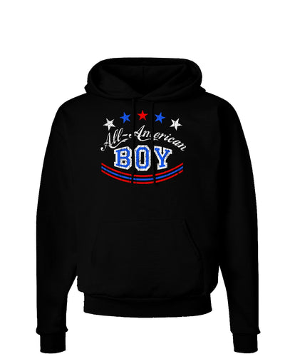 All-American Boy Dark Hoodie Sweatshirt-Hoodie-TooLoud-Black-Small-Davson Sales