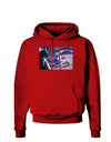 All American Cat Dark Hoodie Sweatshirt by TooLoud-Hoodie-TooLoud-Red-Small-Davson Sales